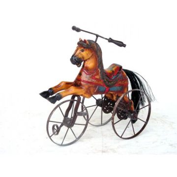 Pferd als Dreirad klein verkleinert