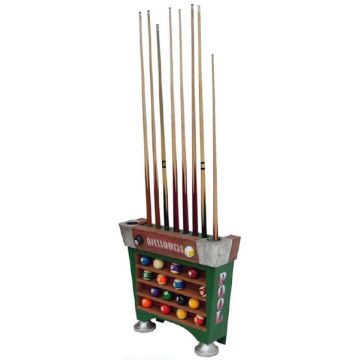 Billiardqueue - und Kugelhalter verkleinert