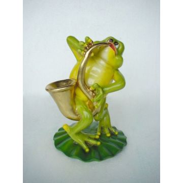 Saxophonist Frosch verkleinert