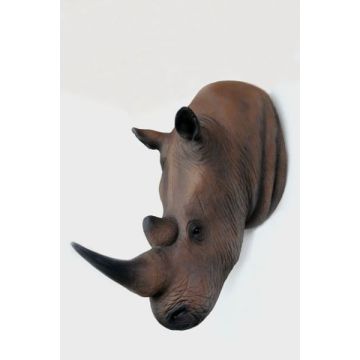 Nashornkopf Rhinoceros lebensgroß