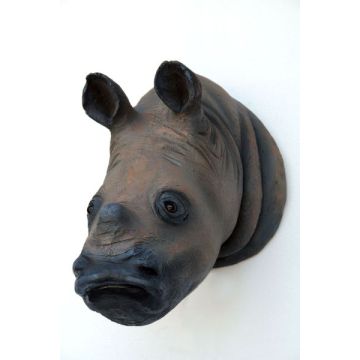 Nashornkopf Baby Rhinoceros lebensgroß