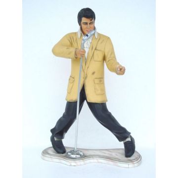 Elvisdouble klein mit Mikrofon verkleinert