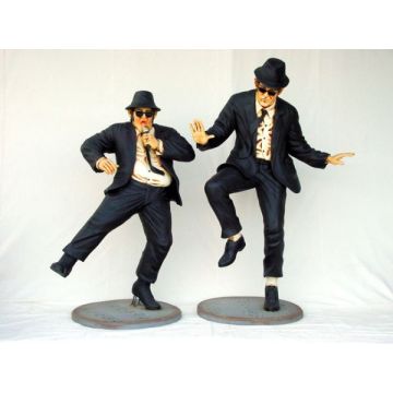 Blues Brothers tanzend lebensgroß