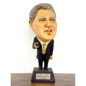 William J. Clinton Büste lebensgroß