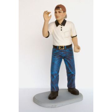 Dartspieler klein verkleinert