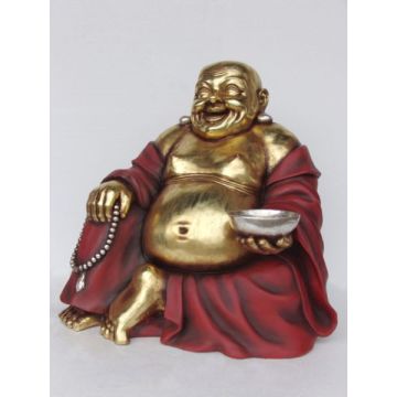 Buddha Rot Gold verkleinert