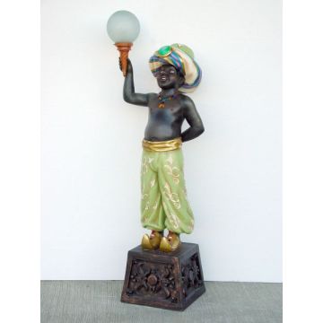 Araber mit Lampe Rechts lebensgroß