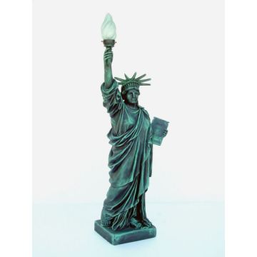 Freiheitsstatue mit Lampe Bronze klein verkleinert