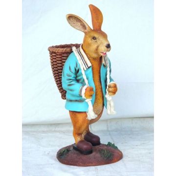 Osterhase mit Korb vergrößert