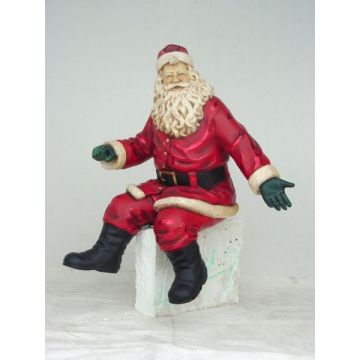 Weihnachtsmann sitzend verkleinert