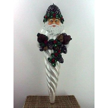 Eiszapfen Weihnachtsmann klein lebensgroß