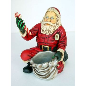 Weihnachtsmann kniend klein verkleinert