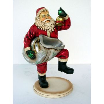Weihnachtsmann laufend klein verkleinert