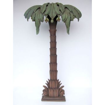 Halbe Retro Palme Realistisch lebensgroß