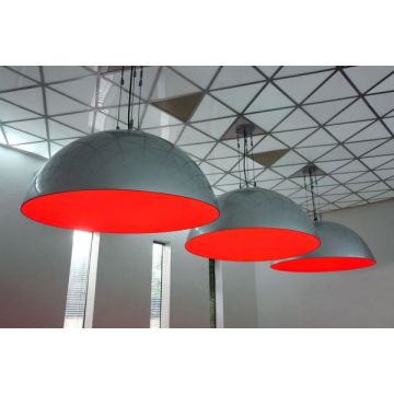 Retro Dome Lampe mittel lebensgroß