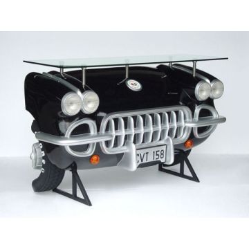 Chevy Wandtisch Schwarz verkleinert