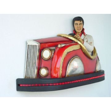 Autoscooter mit Elvis lebensgroß