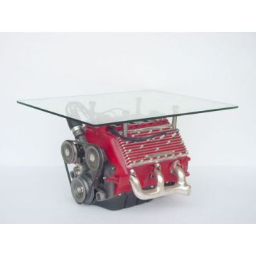 V8 Motorblock als Tisch lebensgroß