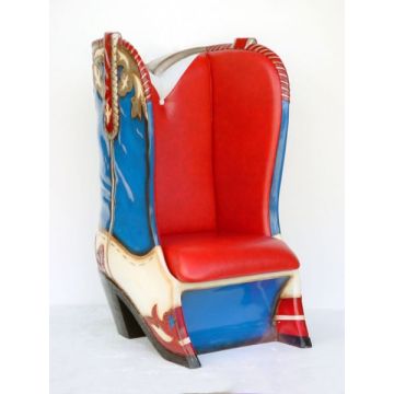Cowboystiefel Sessel Bunt übergroß XXL