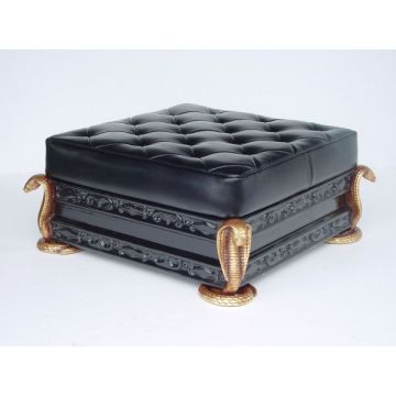Medusa Hocker mit Cobras lebensgroß