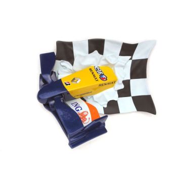 Formel 1 Nase mit Flagge Blau verkleinert