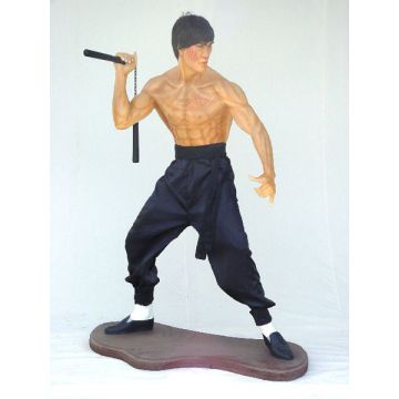Kung-Fu Kämpfer lebensgroß