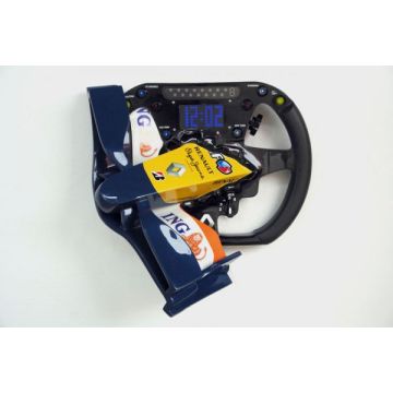 Formel 1 Digitaluhr Blau verkleinert
