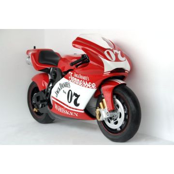 Rotes Racingbike Orginalgröße verkleinert