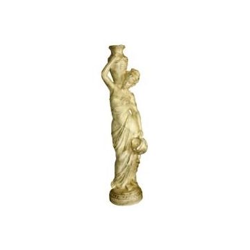 Antike Frauenfigur mit Vase verkleinert