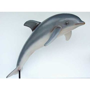 Delphin springend auf Ständer lebensgroß