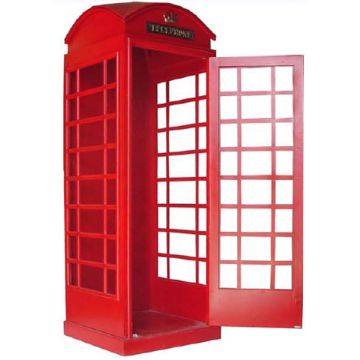Londoner Telefonzelle lebensgroß