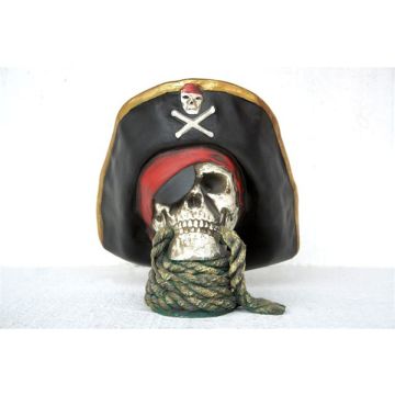 Piratenkopf lebensgroß
