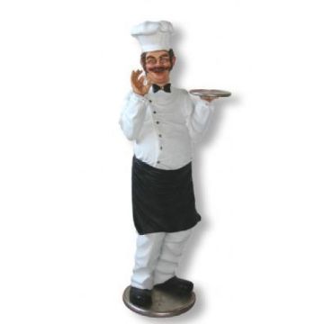Chefkoch lebensgroß
