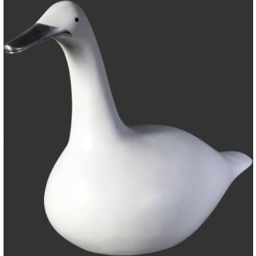 Moderner Vogel lebensgroß