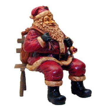 Weihnachtsmann sitzend verkleinert
