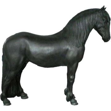 Pferd Friese lebensgroß