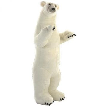 Plüsch Eisbär stehend lebensgroß