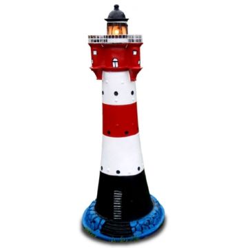 Leuchtturm klein rot-weiß verkleinert