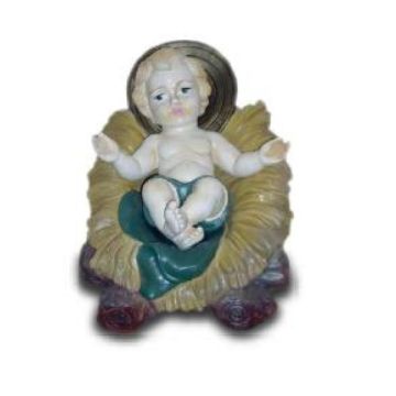 Jesuskind auf Strohlager verkleinert