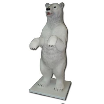 Eisbär stehend lebensgroß
