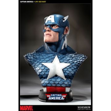 Captain America Büste Marvel lebensgroß