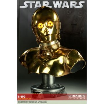 C-3PO Büste Star-Wars lebensgroß