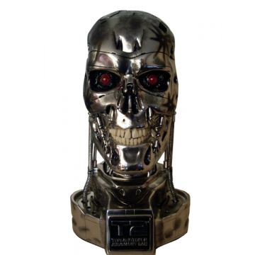 Terminator T-800 Büste - Endoskull Battle Damaged lebensgroß
