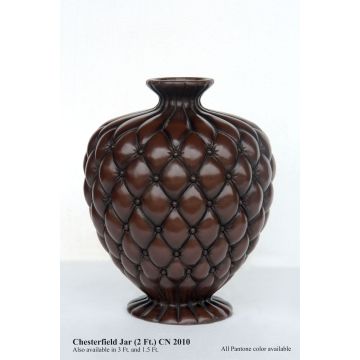 Vase Chesterfield dunkelbraun keine Angabe