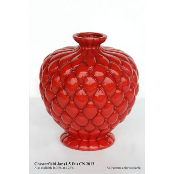 Vase Chesterfield rot keine Angabe