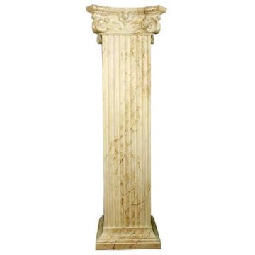 Säule im Marmor - Look lebensgroß