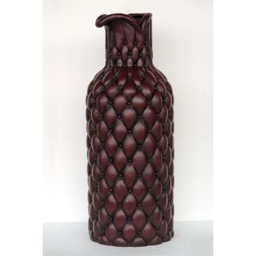 Hohe Vase Chesterfield dunkelbraun keine Angabe