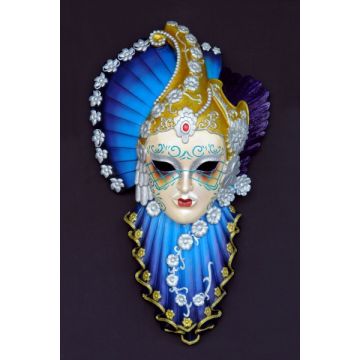 Maske Onda Blau vergrößert