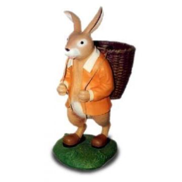 Hase mit Kiepe vergrößert