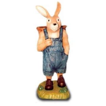 Osterhase groß mit Kiepe vergrößert